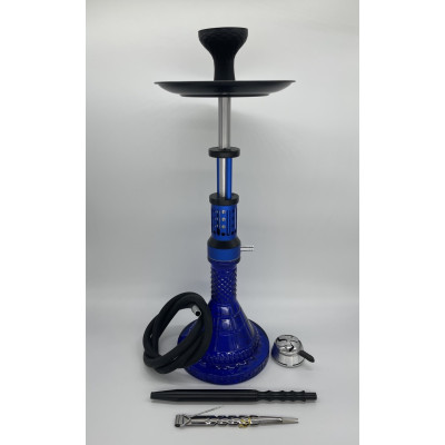 Кальян Deluxe 512 rocket blue 80см полный комплект