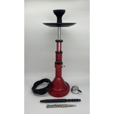 Кальян Deluxe 512 rocket red 80см полный комплект