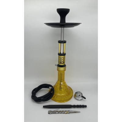 Кальян Deluxe 512 rocket yellow 80см полный комплект