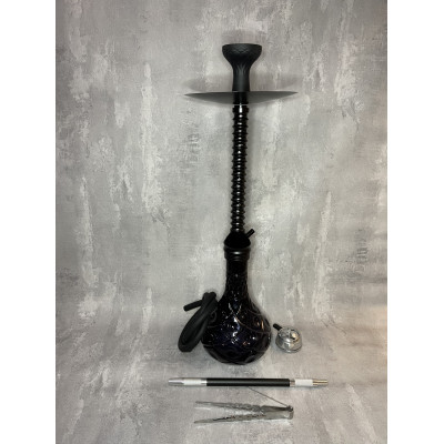 Кальян Deluxe Z28 503 black 80см полный комплект