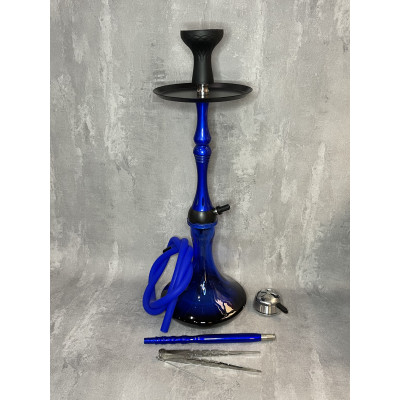 Кальян Deluxe Kappa 70см blue полный комплект