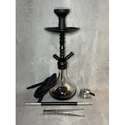 Кальян Deluxe 410 black 55см полный комплект