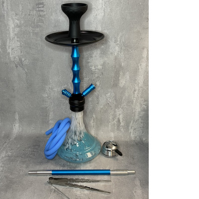 Кальян Deluxe E28 Medium 63 см sky blue полный комплект