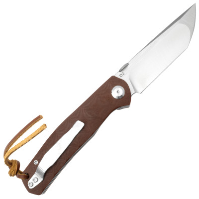 Нож складной Тотем G23 D2 Tanto Brown