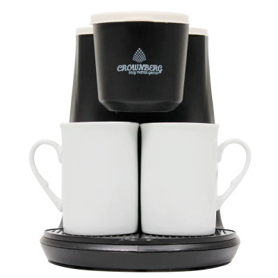 Капельная кофеварка Crownberg CB-1568 500 Вт + 2 чашки