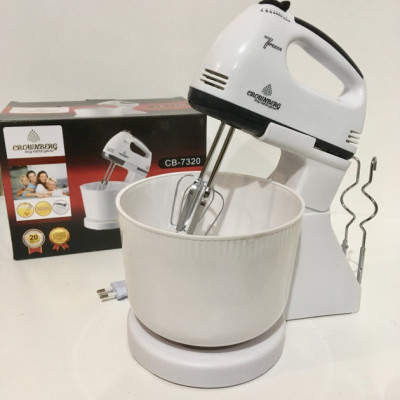 Миксер Crownberg CB-7320 с чашей 300Вт 7 скоростей
