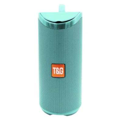 Портативная беспроводная Bluetooth колонка TG-169 с подсветкой mint