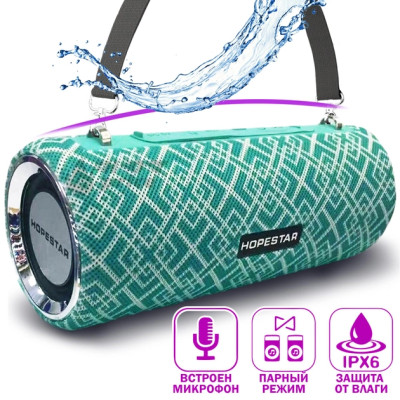 Портативная беспроводная Bluetooth колонка Hopestar H39 mint