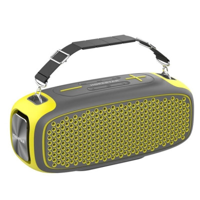 Портативная беспроводная Bluetooth колонка Hopestar A30 pro grey-yellow