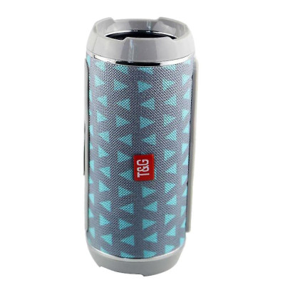 Портативная беспроводная Bluetooth колонка TG-116 grey-blue