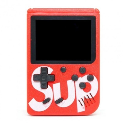 Портативная игровая приставка SUP Game Box на 400 игр красная