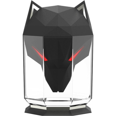 Увлажнитель воздуха аромадиффузор Wolf black ночник с резервуаром для эфирного масла