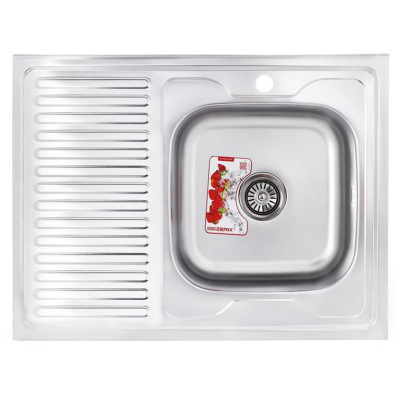 Мойка кухонная ZERIX Z8060R-08-180MD Micro Decor ZS0610