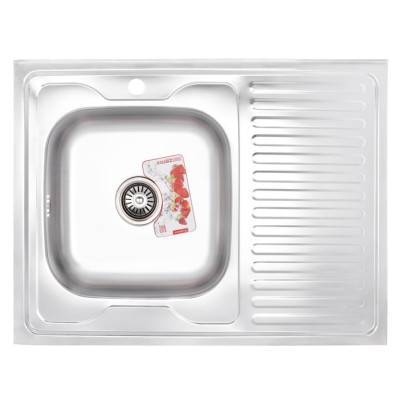 Мойка кухонная ZERIX Z8060L-08-180E Satin ZS0604