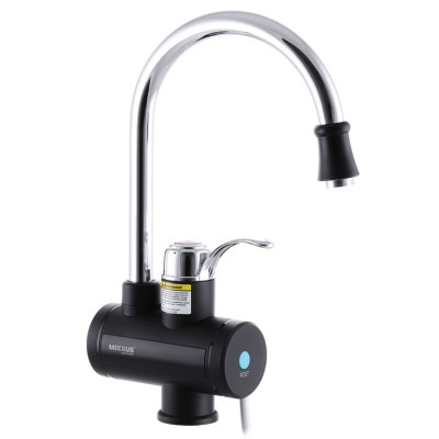 Кран на одну воду с электронагревом MIXXUS Electra 240-E Black 3 kW (MI2828) проточный водонагреватель
