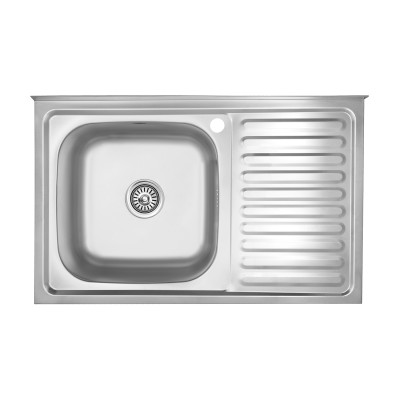 Кухонная мойка KRONER (KRP) Satin-5080L D0.8T180