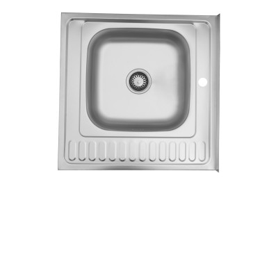 Кухонная мойка KRONER (KRP) Satin-6060L D0.6T160