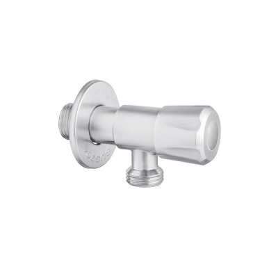 Кран приборный угловой Kroner (KRP) Edelstahl Klassisch-ESG101 1/2''х1/2''