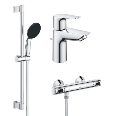 Набор смесителей 2 в 1 для ванной комнаты Grohe QuickFix StartEdge S-Size UA202503TS