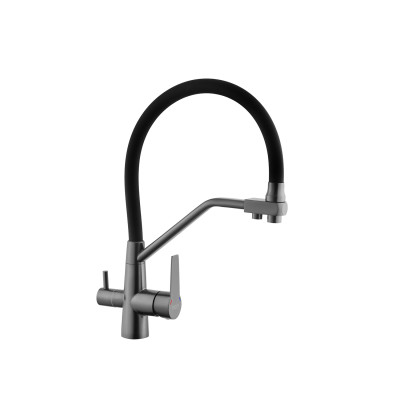 Смеситель для кухни KRONER KRP Edelstahl Klassisch - PVD03817BLK